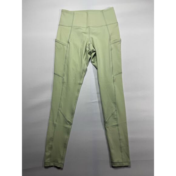 5.11 Tactical Women's Light Green Yoga Pants Leggings w/Pockets - Size S Petite - Picture 1 of 5